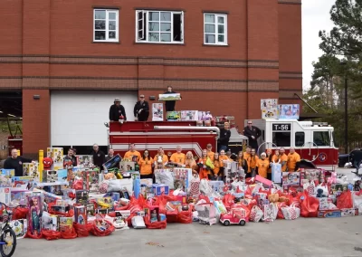 Hundreds of toys and bikes donated for children in need by the Chris Grim Memorial Fund